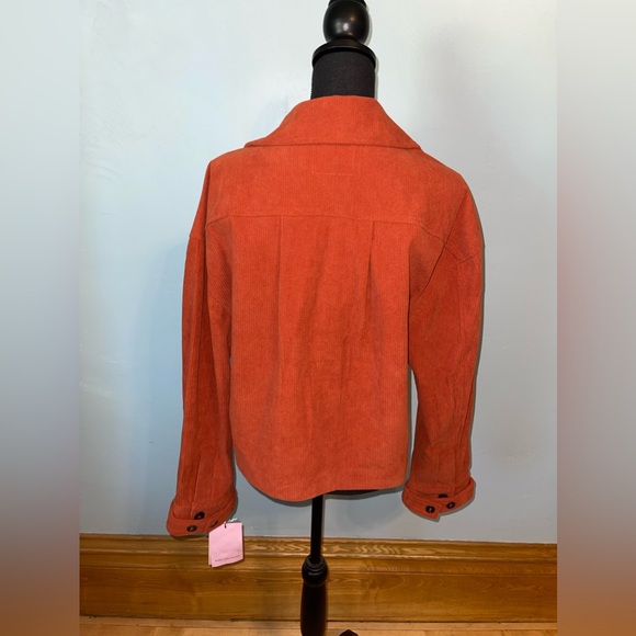 🌸Avec les filles Corduroy Orange Jacket - Picture 4 of 6